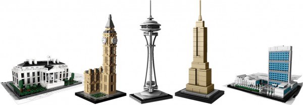 Top 5 LEGO architecture models