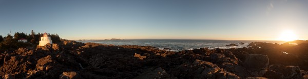 Panoramic view at the Amphitrite Lighthouse